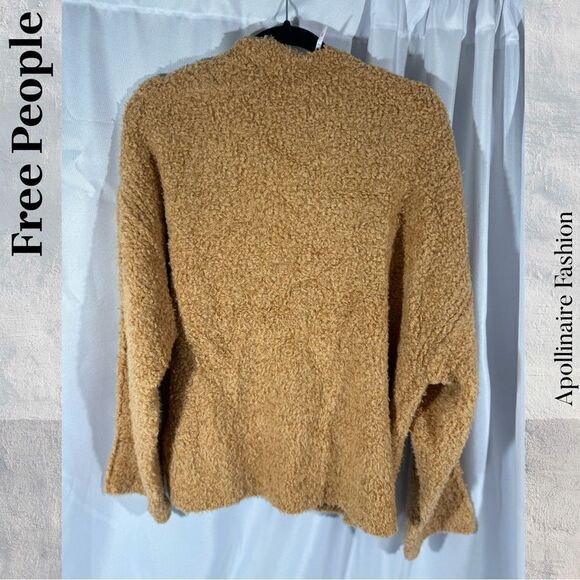 FREE PEOPLE HEATHER CARDI IN BUTTER TUM MEDIUM NWT - Picture 5 of 8